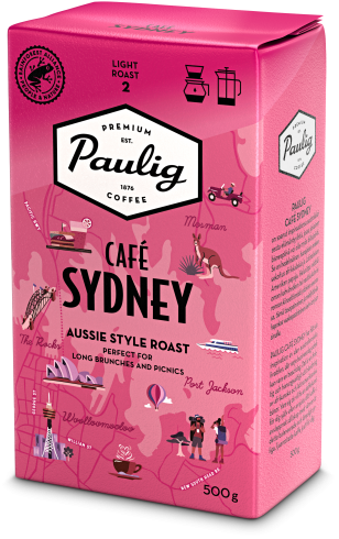 Paulig Café Sydney -kahvipakkaus
